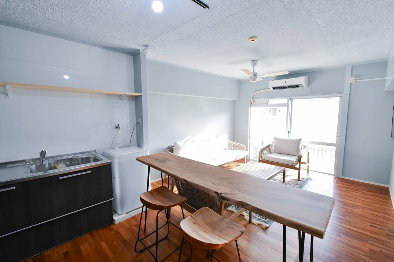 気分を上げてくれる素敵なリビングです